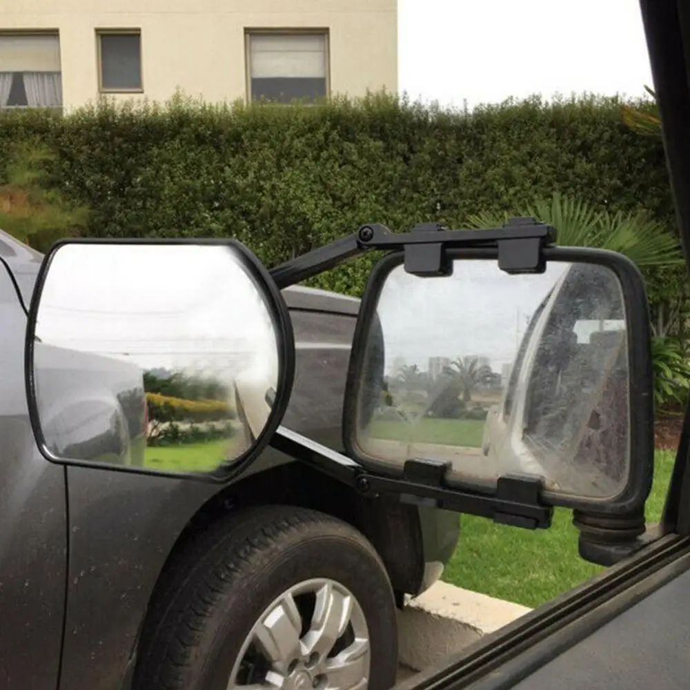 Stiklo Pratęsimo Automobilių Saugos Pusės Veidrodėlis, Priedai RV Karavanas Blind Spot Sunkvežimių galinio vaizdo Reguliuojamas Kampas Priekabos Vilkimo Klipą