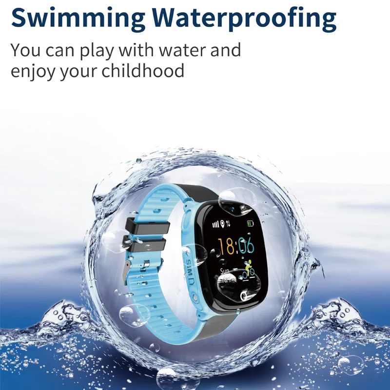 GPS Smart Žiūrėti Vaikai Vandeniui Smartwatch Pedometer Smart Žiūrėti Vaikams, SOS Skambutis, Vaikai Saugiai GPS Tracker 2G Vaikai Smartwatch HW11