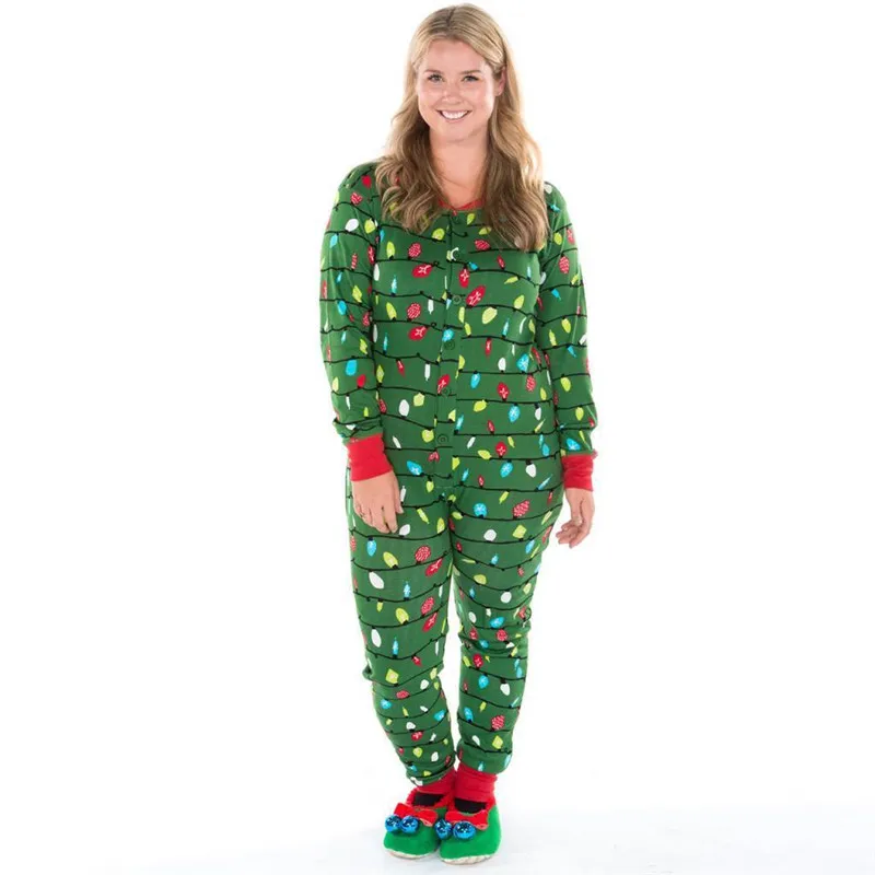 Kalėdų Šeimos Romper pižama nustatyti Kalėdos Šeimos Atitikimo Komplektus Pižamos Sleepwear naktiniai drabužiai PJS Rūbai Suaugusiems, vaikams, jumpsuit