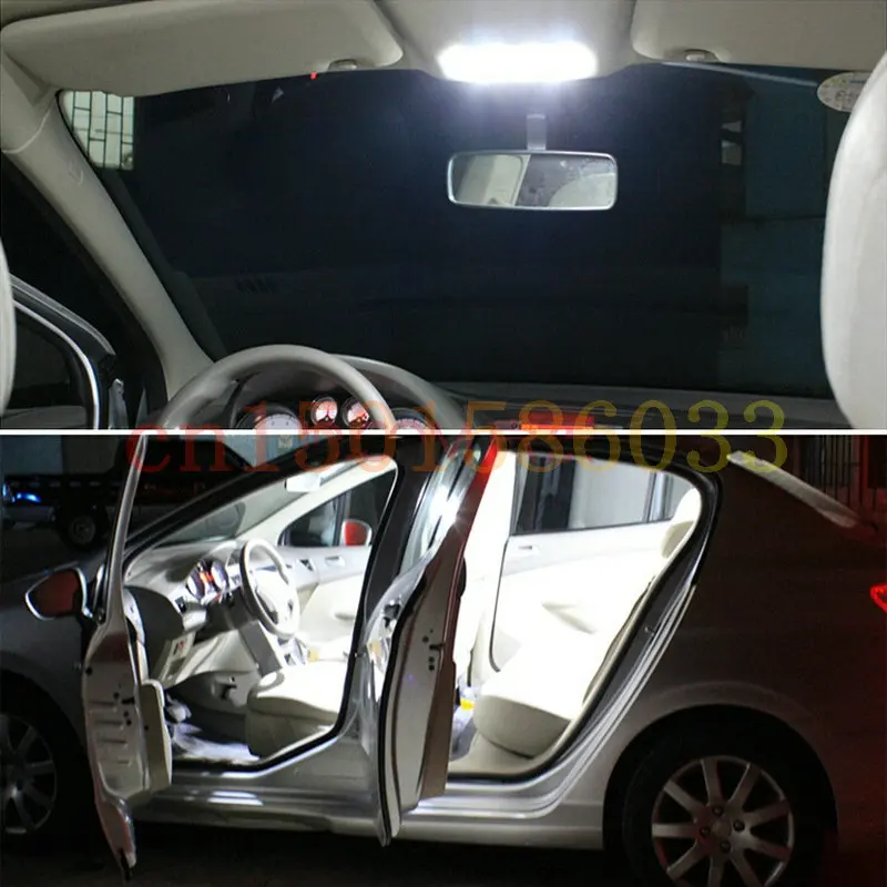 13x Led salono apšvietimas BMW X1 E84, panorama stoglangis, automobilis, Led Žibintai, Automobilių apšvietimo lemputes rinkinio Canbus