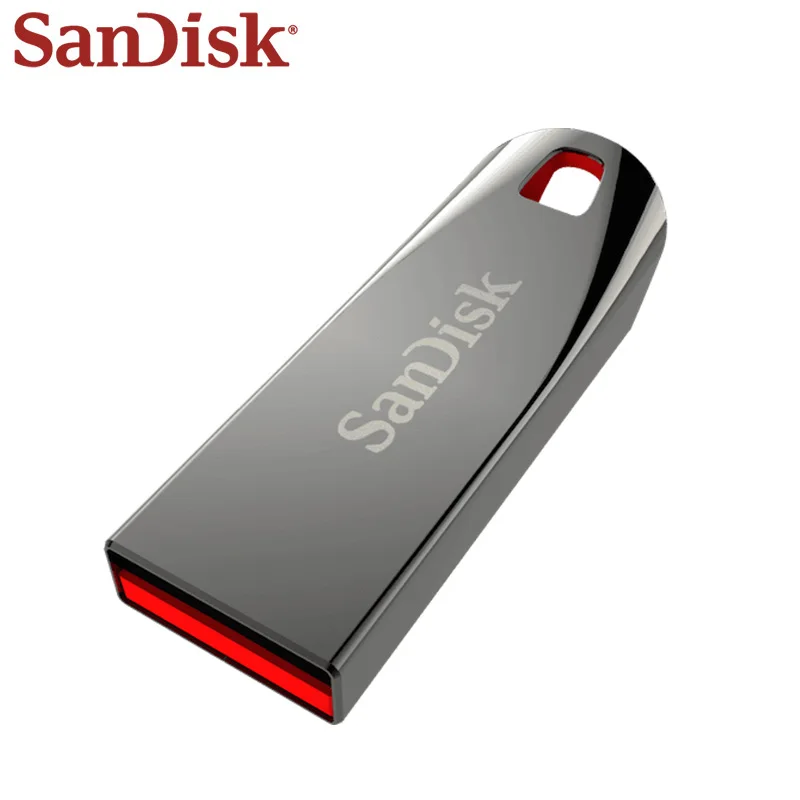 SanDisk USB 2.0 Pendrive CZ71 Mini USB Flash Drive 16GB 32GB 64GB U Disko Metalo Didelės Spartos Atminties Micro USB Pen Drive