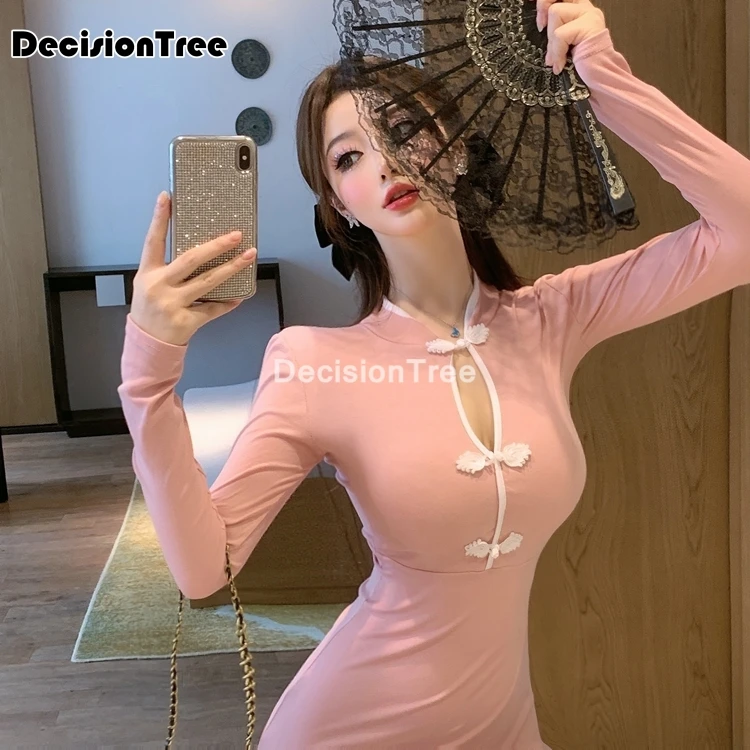 2021 lady derliaus trumpas qipao elegantiškas moteris cheongsam mandarinų apykaklės seksualus kinų suknelė vestidos cheongsam suknelė rytų suknelė