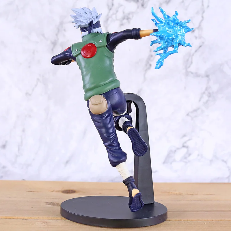 Naruto Shippuden Vibracijos Žvaigždžių Hatake Kakashi Raikiri Ver. PVC Pav Kolekcines ACGN Statulėlės Modelis Žaislas