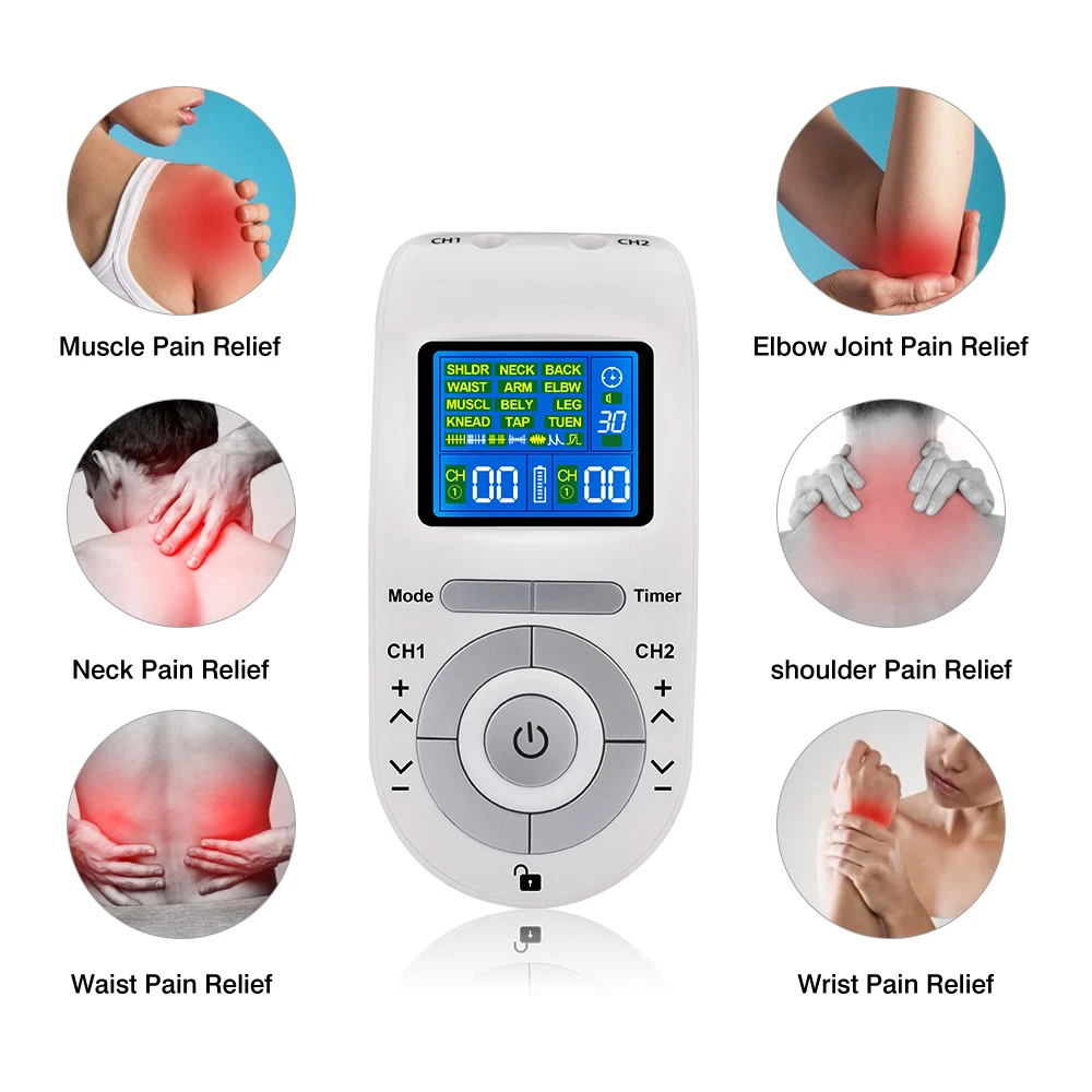 Elektros Stimuliatorius, Viso Kūno, Atpalaiduoja Raumenų Terapija Massager Impulso Dešimtis Akupunktūra Elektros Body Massager Sveikatos Priežiūros Įrankiai