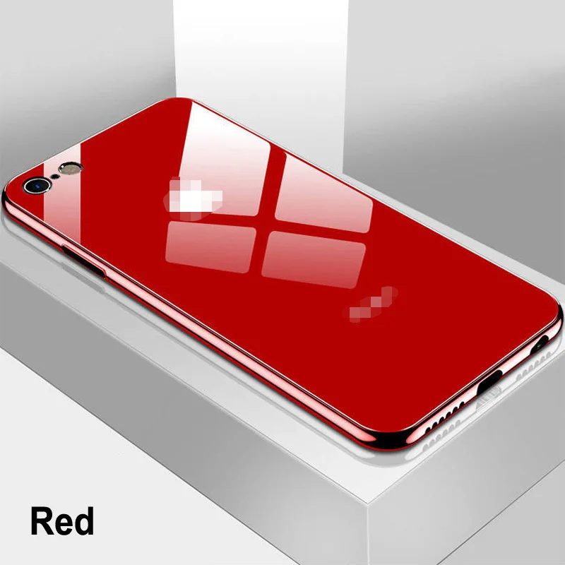 Prabanga Grūdintas Stiklas Telefono dėklas Skirtas iPhone 11 Pro XS Max XR X 8 7 6 s 6s Plius 7Plus 8Plus Mados Hard Cover Coque Fundas Atvejais