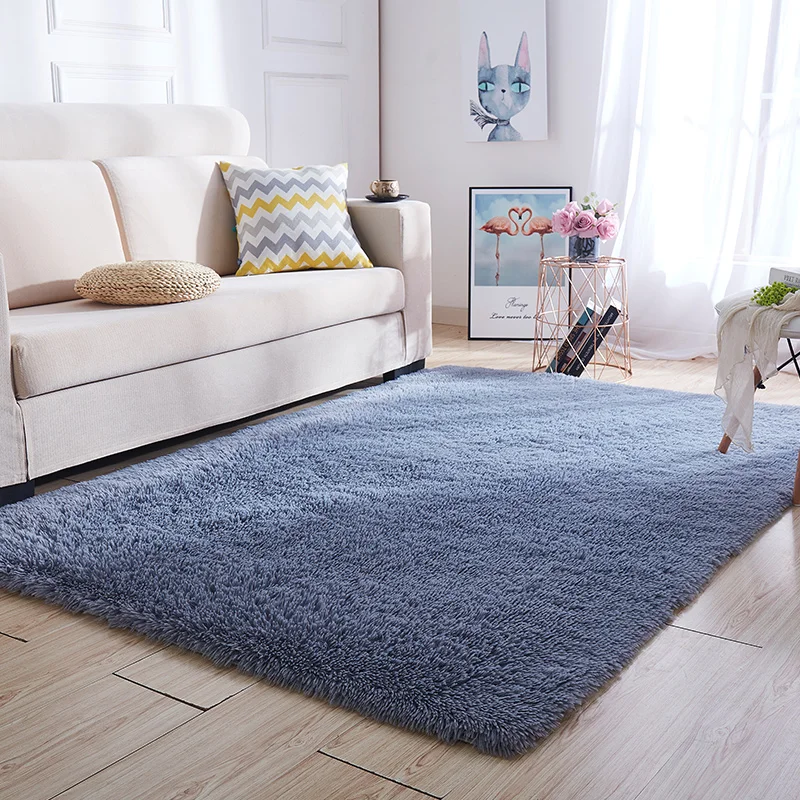 Stačiakampis, kiliminė danga solid color paprasta šilko grindų kilimėlis miegamasis studijų kilimas kėdės kabo krepšys, kompiuterio pasukama kėdė osmanų antklodė