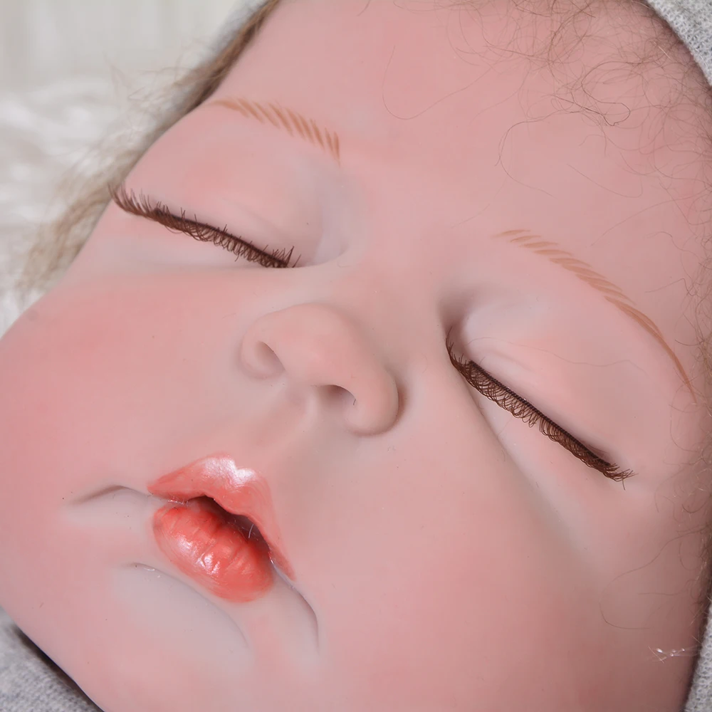 23 Colių Ribota Kolekcija Reborn Lėles 57 cm Visas Silikono Vinilo Realus Miega Berniukas Baby Doll Žaislas Vaiko Gimtadienio Dovana