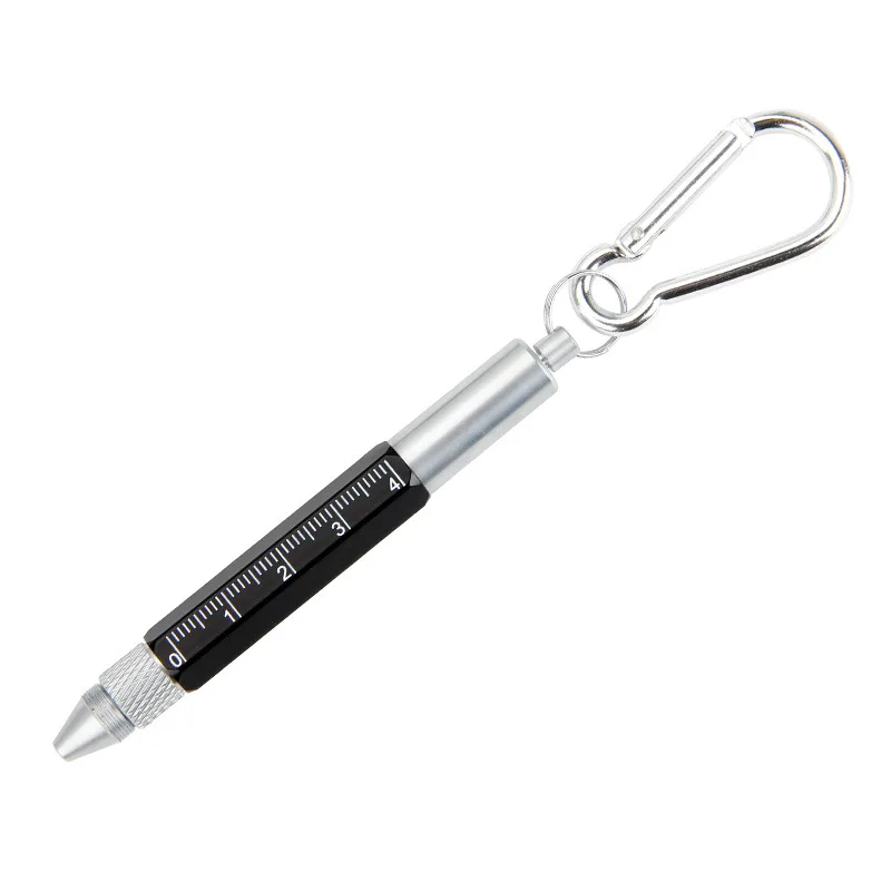 Mini Daugiafunkcinis Tušinukas Rašiklis Įrankis Kamuolys Touch Pen Atsuktuvas Metalinis Tušinukas Keychain 6 1 Individualų Logotipas Dovana