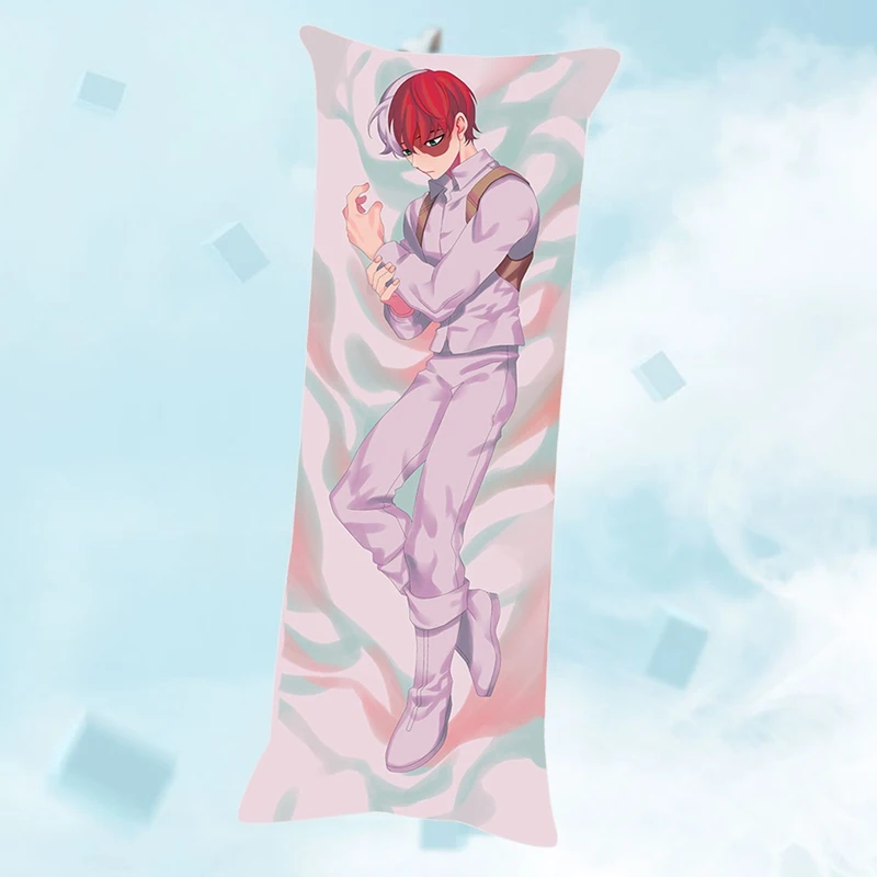 150x50 Cm Anime Mano Herojus akademinės bendruomenės Shoto Todoroki Pagalvės užvalkalą Minkštos Pagalvėlės, Pagalvės užvalkalą Padengti Kūno Hugging