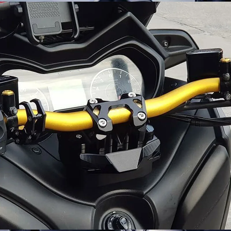 Už Yamaha XMAX Motociklo rankenos apkabos, stovų, baras mount laikiklis xamx 250 xmax 300 2017-2019 2020 motociklo priedai
