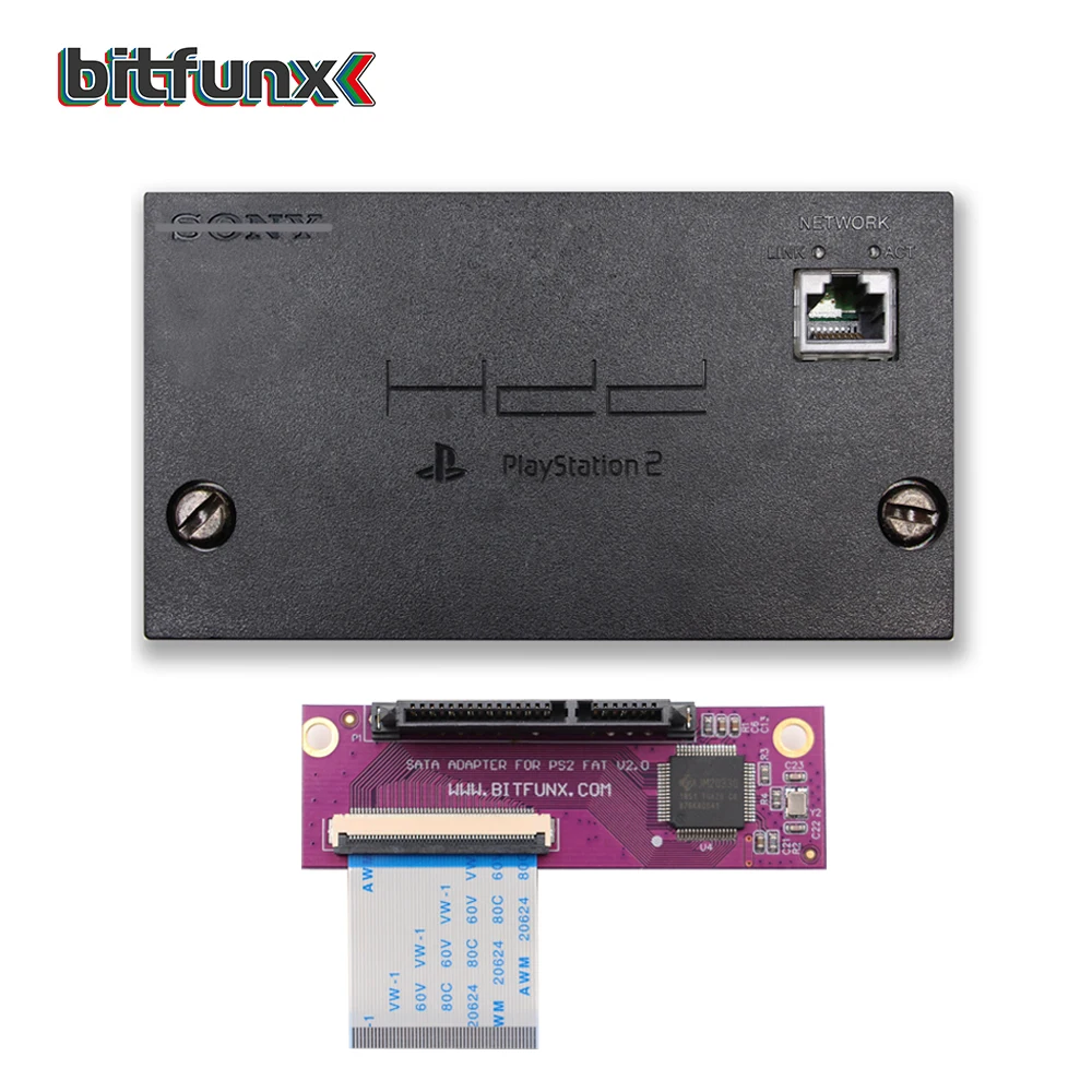 Bitfunx SATA Upgrade kit Antra vertus, PS2 Originalus Tinklo Adapteris Japonijos JP Versija