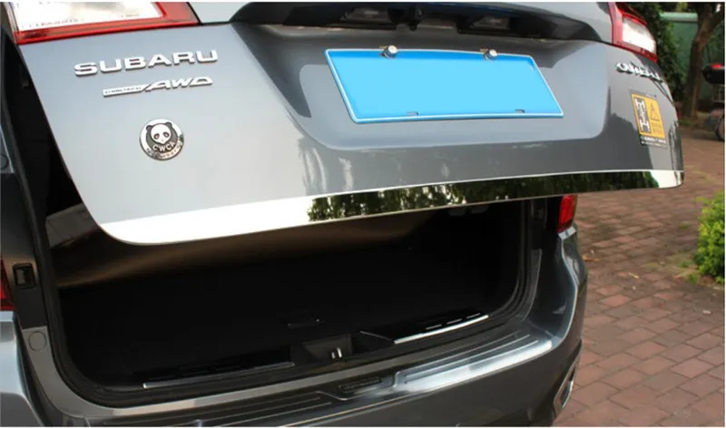 Priedai ! Dėl Subaru Impreza - 2017 2018 Nerūdijančio Plieno Uodega Vartų Sargas Galinės Durys, Bagažo Skyriaus Dangtis Padengti Trim Automobilių Stilius
