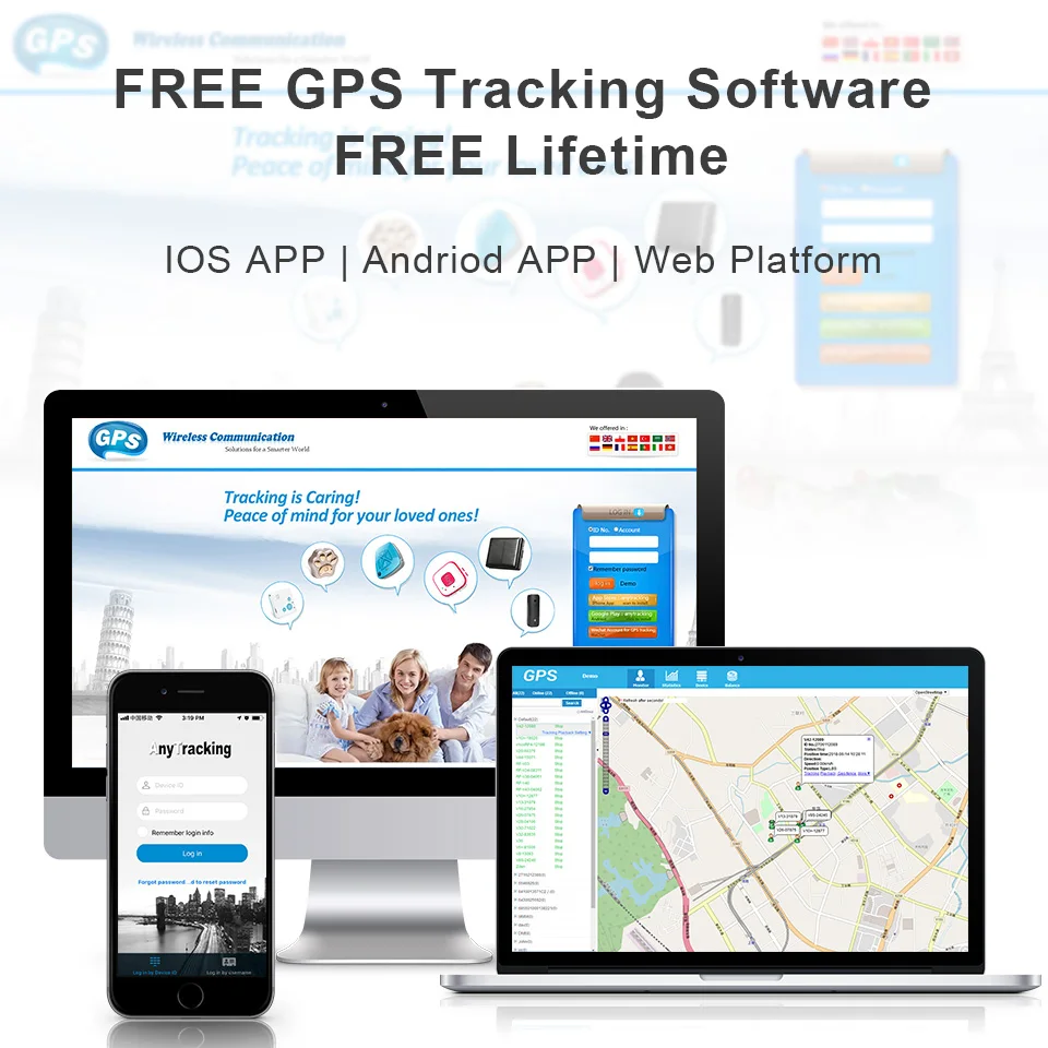 Mielas Mini GSM GPRS Dviejų krypčių Pokalbių Mini 2G GPS Tracker Vaikams, Vaikams, Senyvo amžiaus Asmens Locator Gyvenimą programos Stebėjimo Sistema