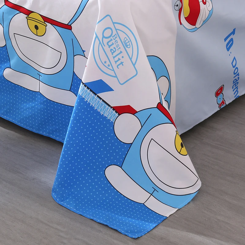 Namų Tekstilės Animacinį Personažą Doraemon Patalynės Komplektas Chidren poliesteris mėlyna Patalyne, Apima Antklode Padengti paklode Užvalkalas