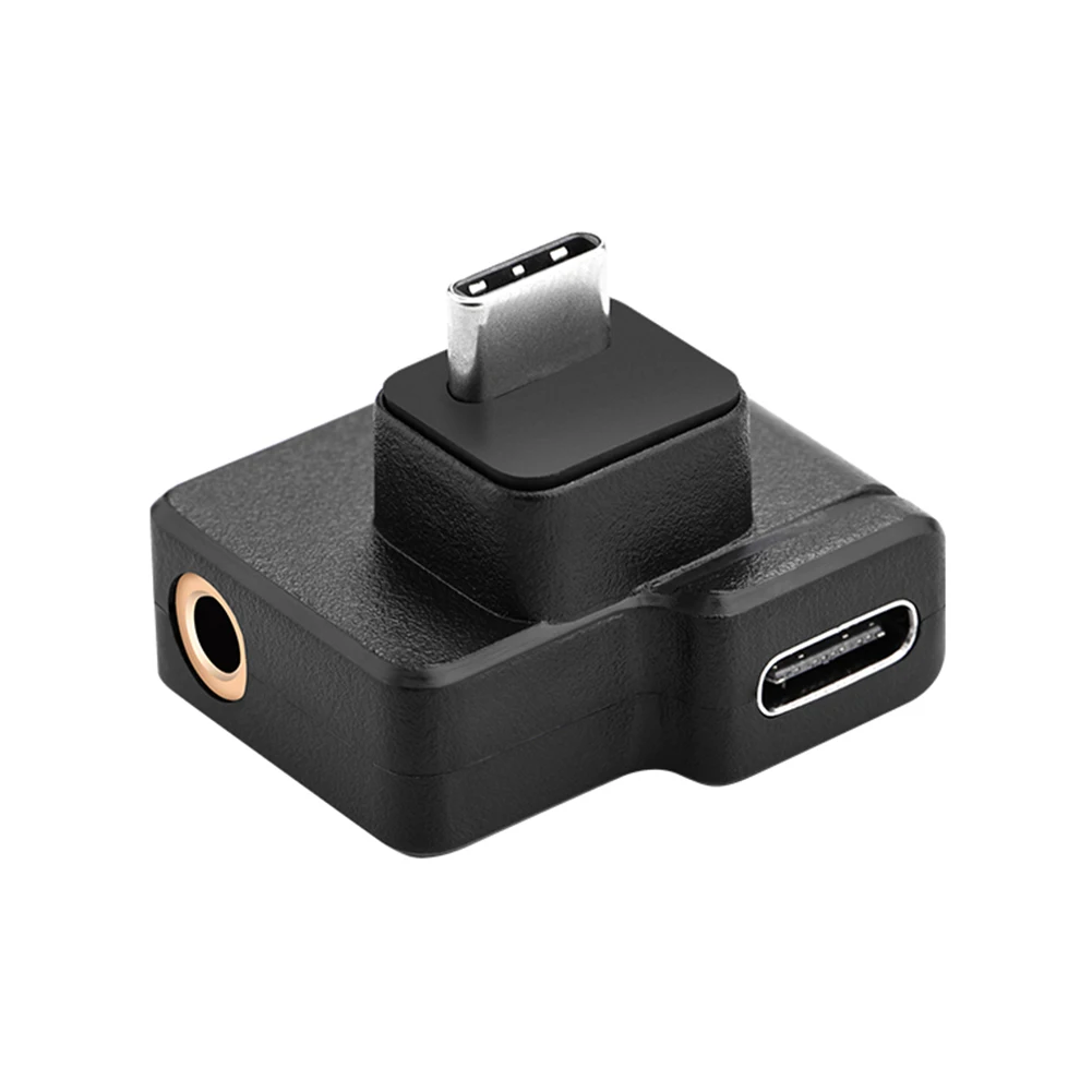USB-C Garso Adapteris DJI OSMO VEIKSMŲ Fotoaparato C Tipo Vyrų ir Moterų 3.5 mm AUX Mikrofono Lizdo Keitiklis