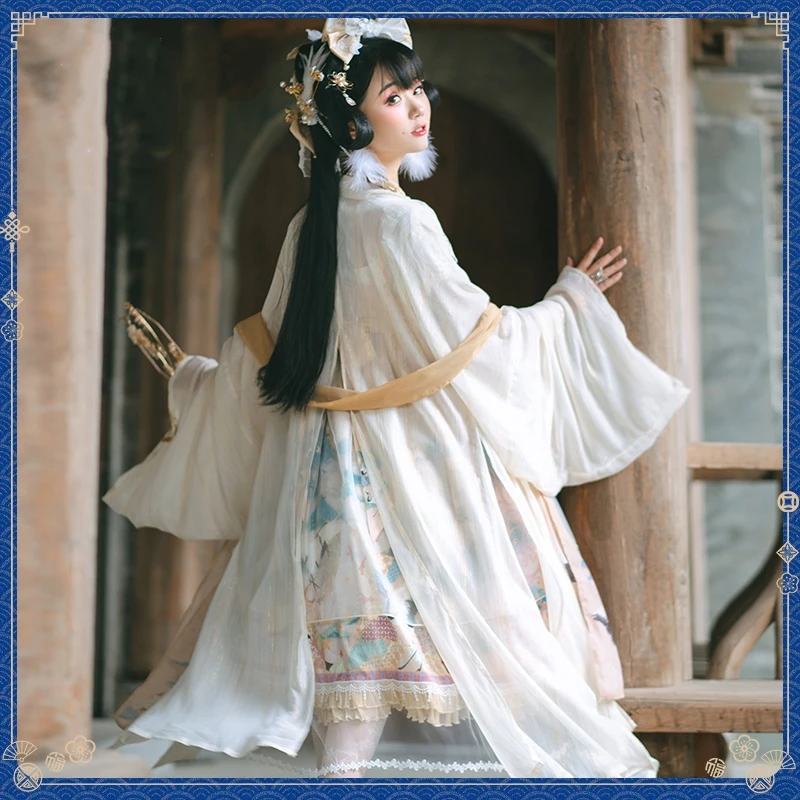 Kinų stiliaus lolita dress senovinių nėrinių bowknot mielas spausdinimo kawaii suknelė gothic lolita jsk aukšto juosmens viktorijos suknelė loli cos