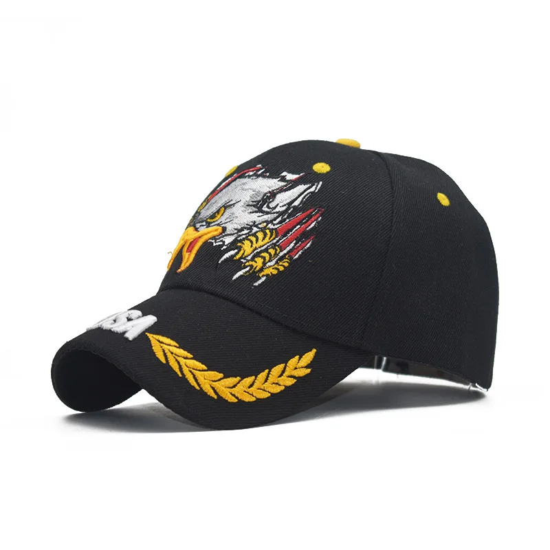 Aukštos Kokybės Siuvinėjimo Erelis Beisbolo kepuraitę Vyrai Lauko Sporto Karinės Tėtis Skrybėlę JAV Armijos Snapback Kepurės Taktinis Prekės Vyriška Kepurė