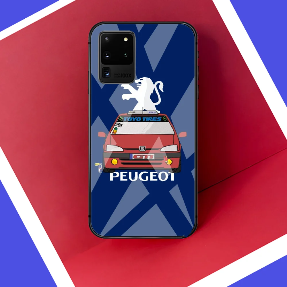 Prancūzija Peugeots Telefonas Grūdintas Stiklas Case Cover For Samsung Galaxy Note S 7 8 9 10 10E 20 Plus Lite Uitra Karšto Padengti Tendencija