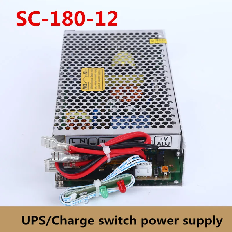 Naujas 180W 12V 13.5 universalus AC UPS/Įkrovimo funkcija perjungimo maitinimo įvestis 110/220v baterijos įkroviklio išėjimo 12VDC 24V