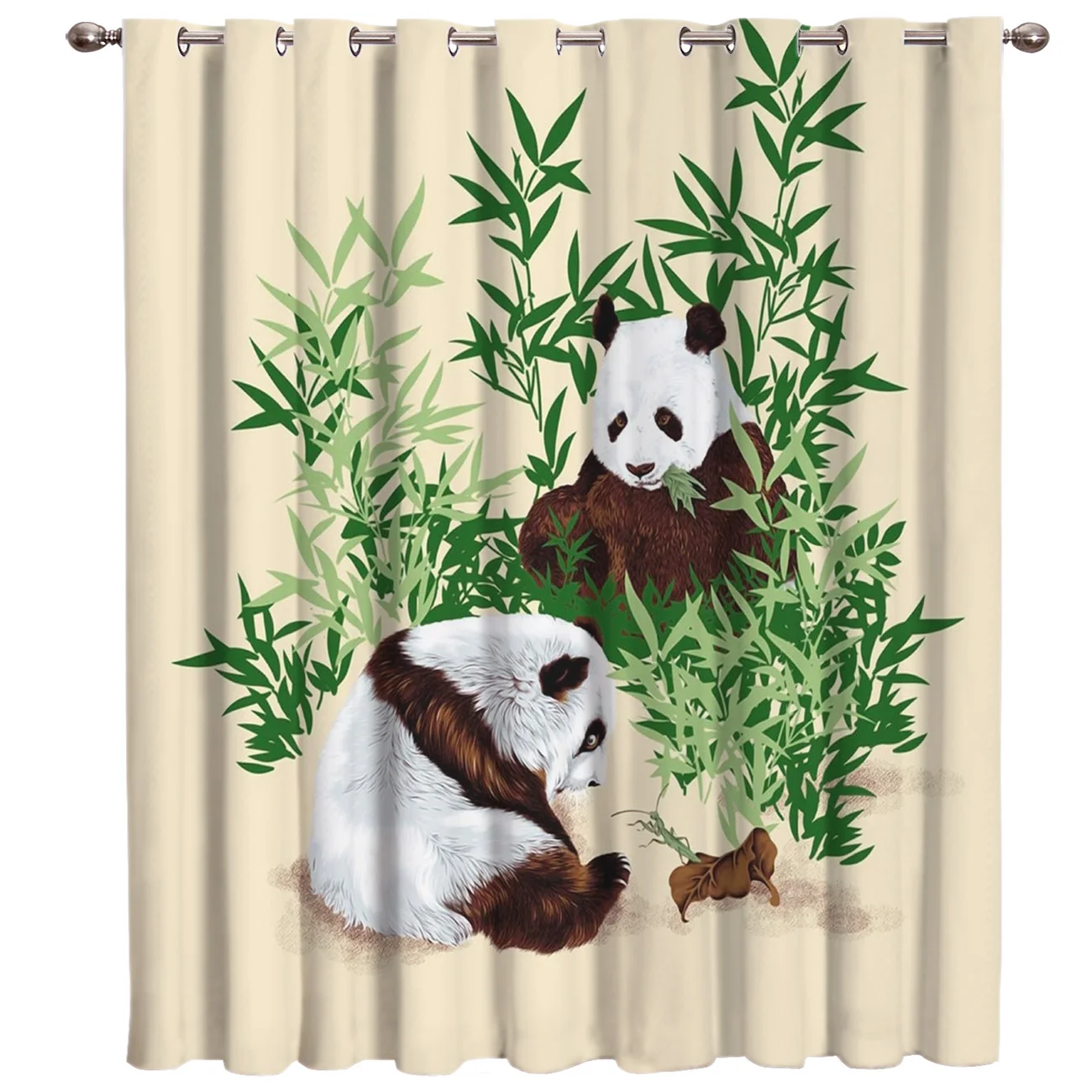 Užuolaidos Miegamajame Panda Bambuko Mielas Užuolaidos Kambarį Prabangių Namų Dekoro Užuolaidas Kambarį