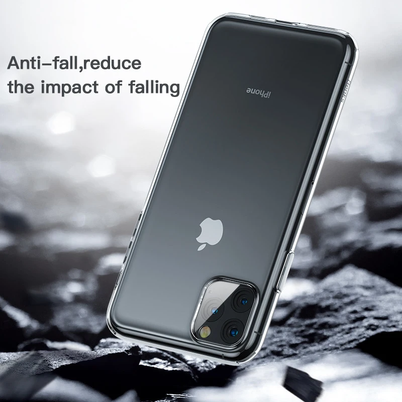 Benks Prabanga Skaidrus Telefono dėklas Skirtas iPhone 11 Pro MAX Soft-Ultra plonas Mobilusis Telefonas, TPU Silikono Maišeliai Apsaugos Galinį Dangtelį