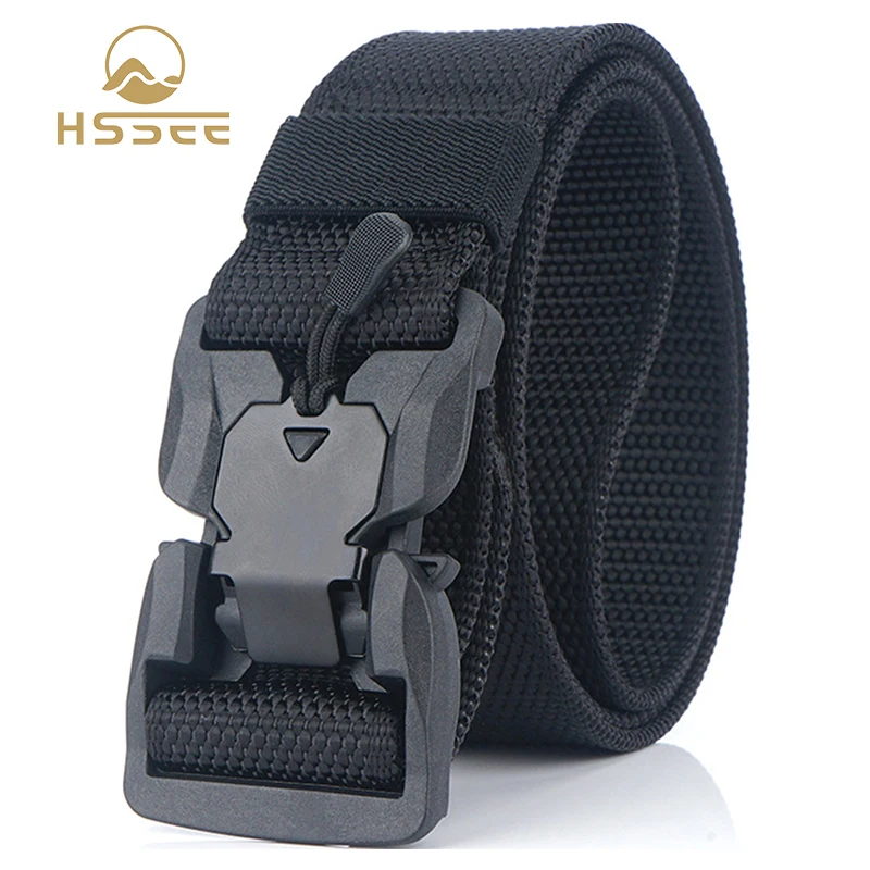 HSSEE europos sąjungos Oficialusis autentiški taktinis diržas ABS dervos magnetinių sagčių karinės nailono diržas 1200D neslidus nailono sporto įranga