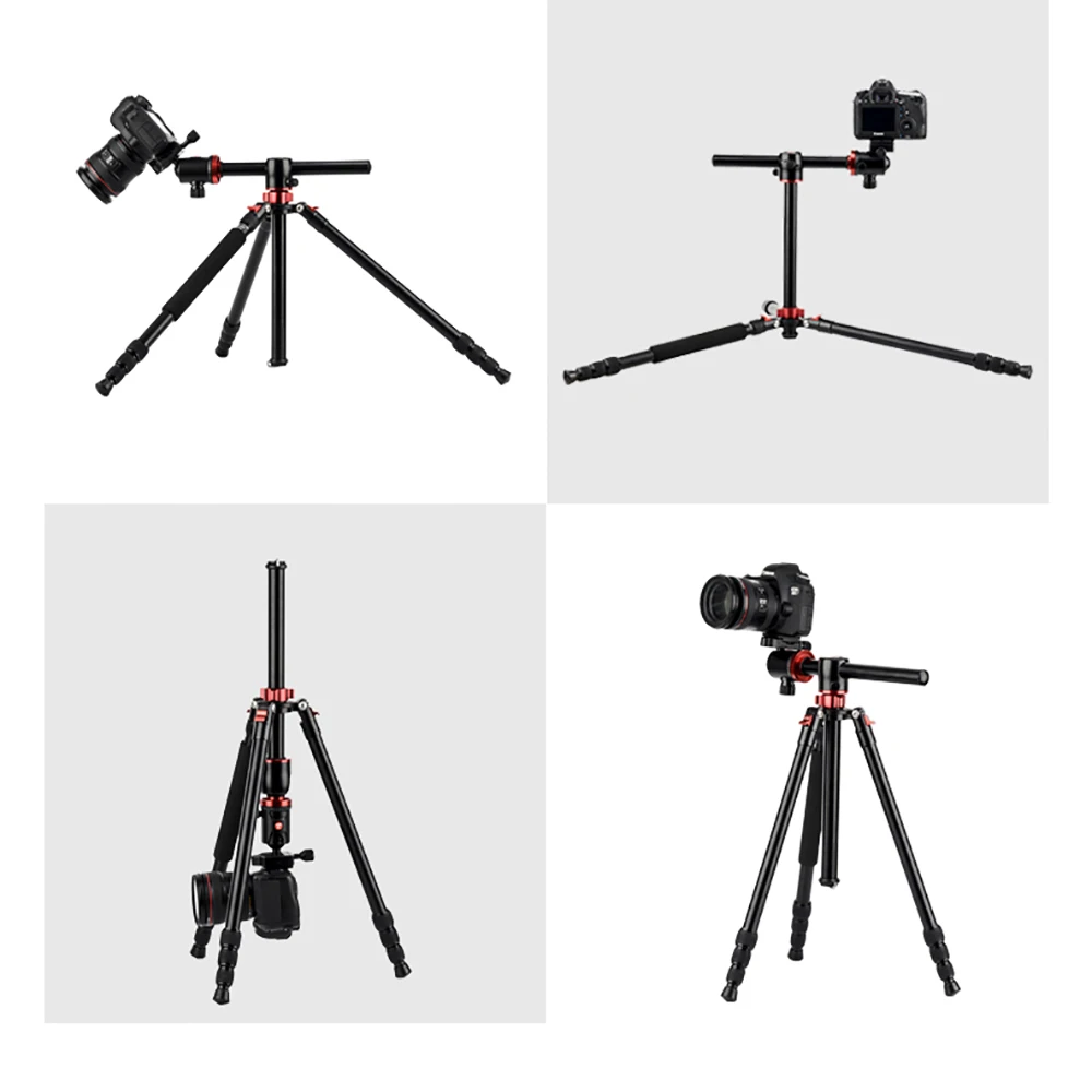Zomei M8 Profesionalų Fotoaparatą, trikojį Monopodzie, Nešiojamų Kompaktinių Kelionės Horizontalios Sistemos, Aliuminio Trikojis Canon Nikon Sony SLR