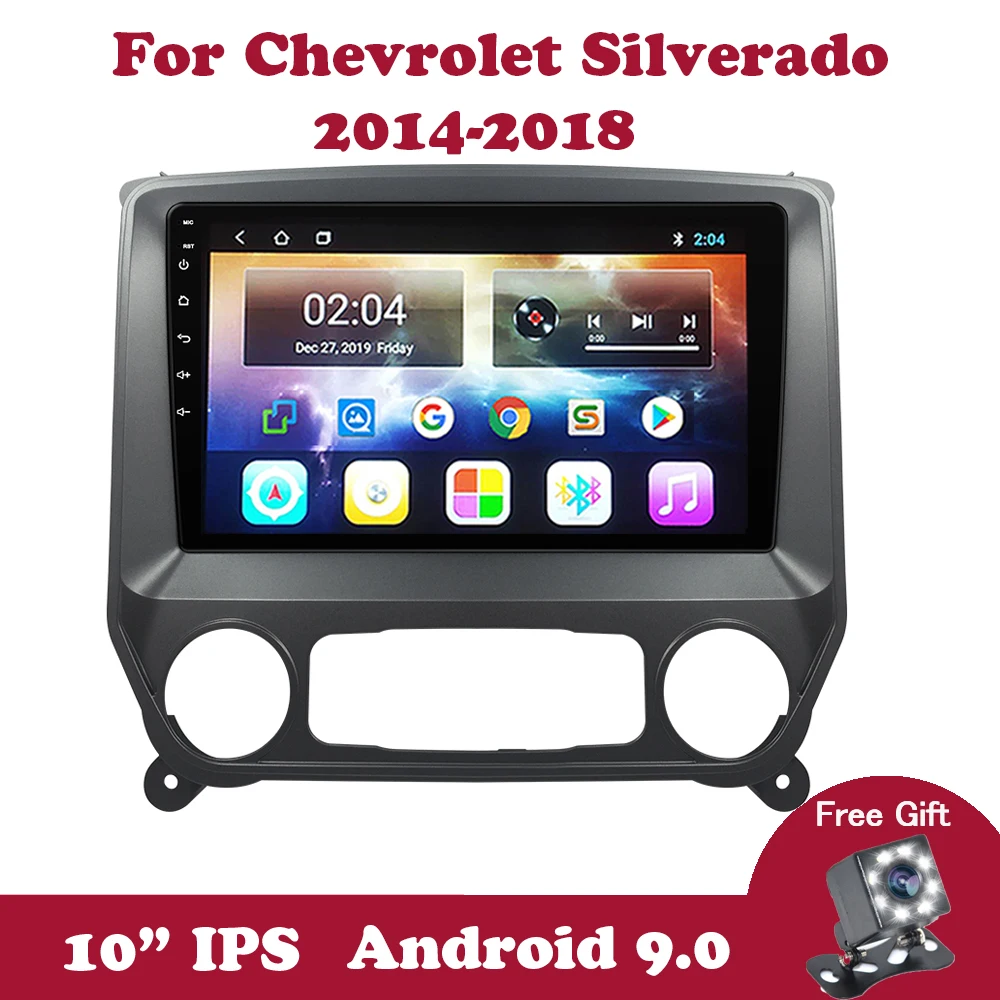 Android 9.0 IPS Multimedia Stereo Grotuvas Automobilių Radijo DVD Chevrolet Silverado GMC Sierra m. m. 2016 M. 2017 m. 2018 m Automotivo
