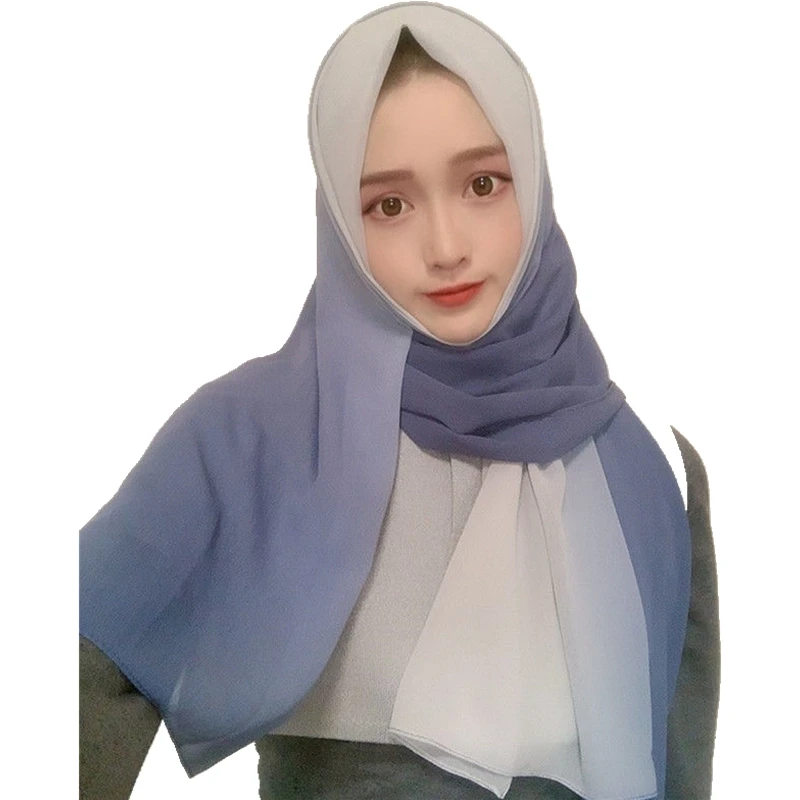 Islamas Lady Skaros, Spalvingi Šifono Turbaną Underscarf Musulmonų Šalikas Hijabs Foulard Femme, Indijos, Arabų Moterų Galvos Apdangalai