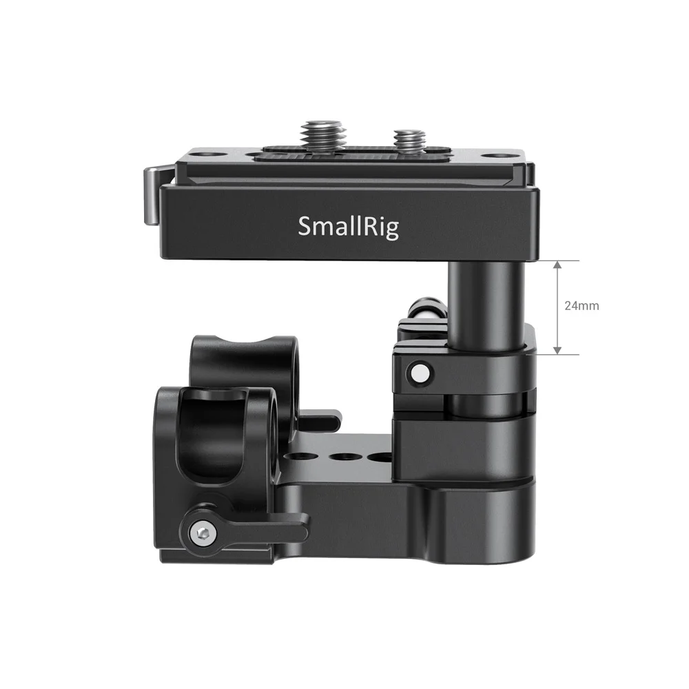 SmallRig DSLR Fotoaparatas Įrenginys Universalus 15mm Geležinkelių Paramos Sistemą, Pagrindo plokštė, Skirta Vaizdo Fotografavimo Greito Atleidimo 2092