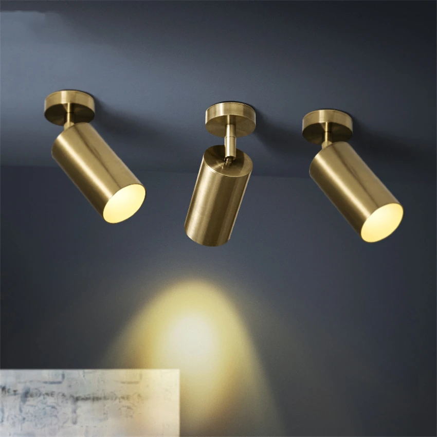 Šiuolaikinės Aukso LED Lubų Lempos Ištraukiama Veidrodėliai Priekinių žibintų Prekybos Vieta, Miegamojo Kambarį, Drabužių Parduotuvė Apdaila