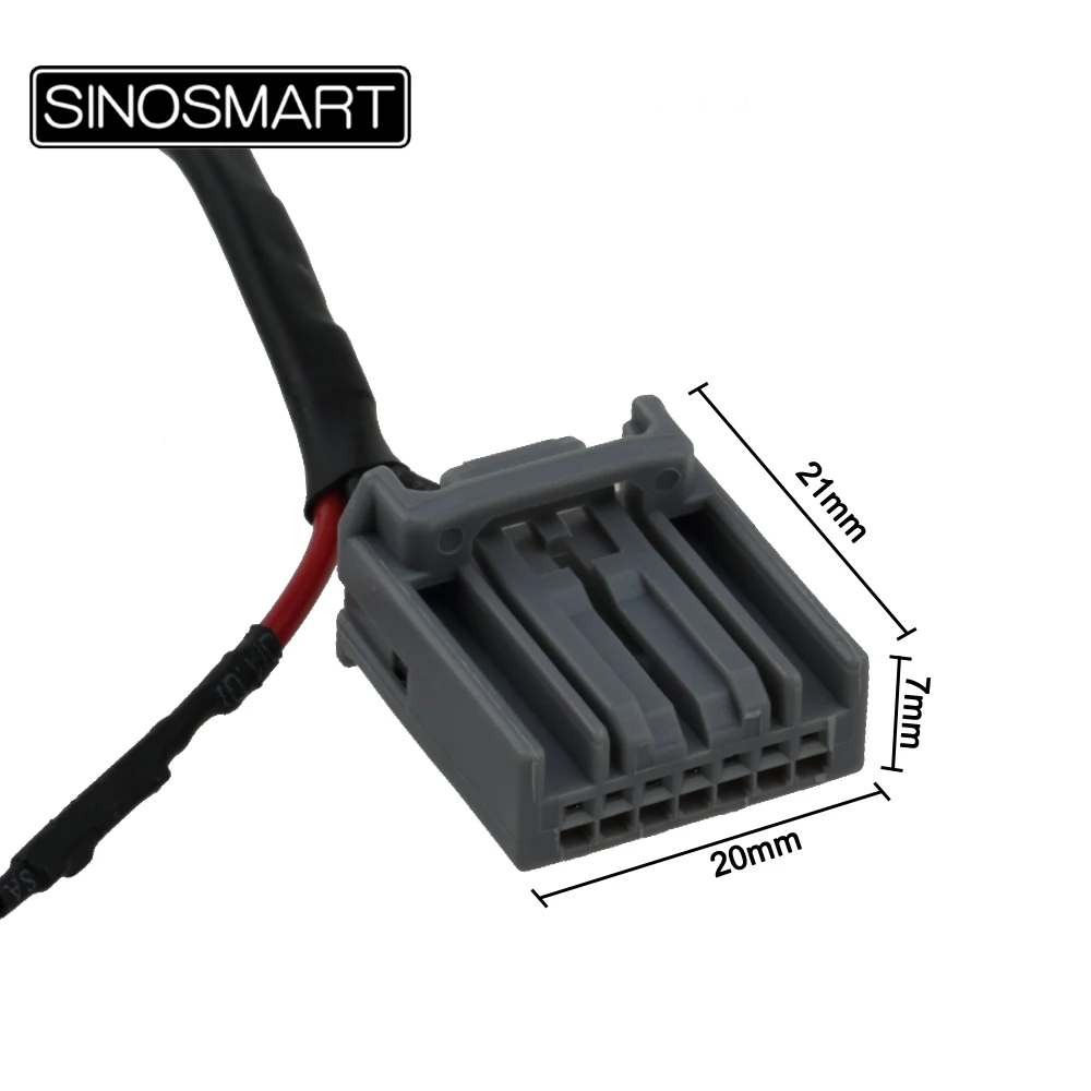 SINOSMART C7 Atbulinės eigos Kamera Kabelį, Honda Civic / CRV 2013 m. OEM Stebėti, nepažeidus Automobilio elektros