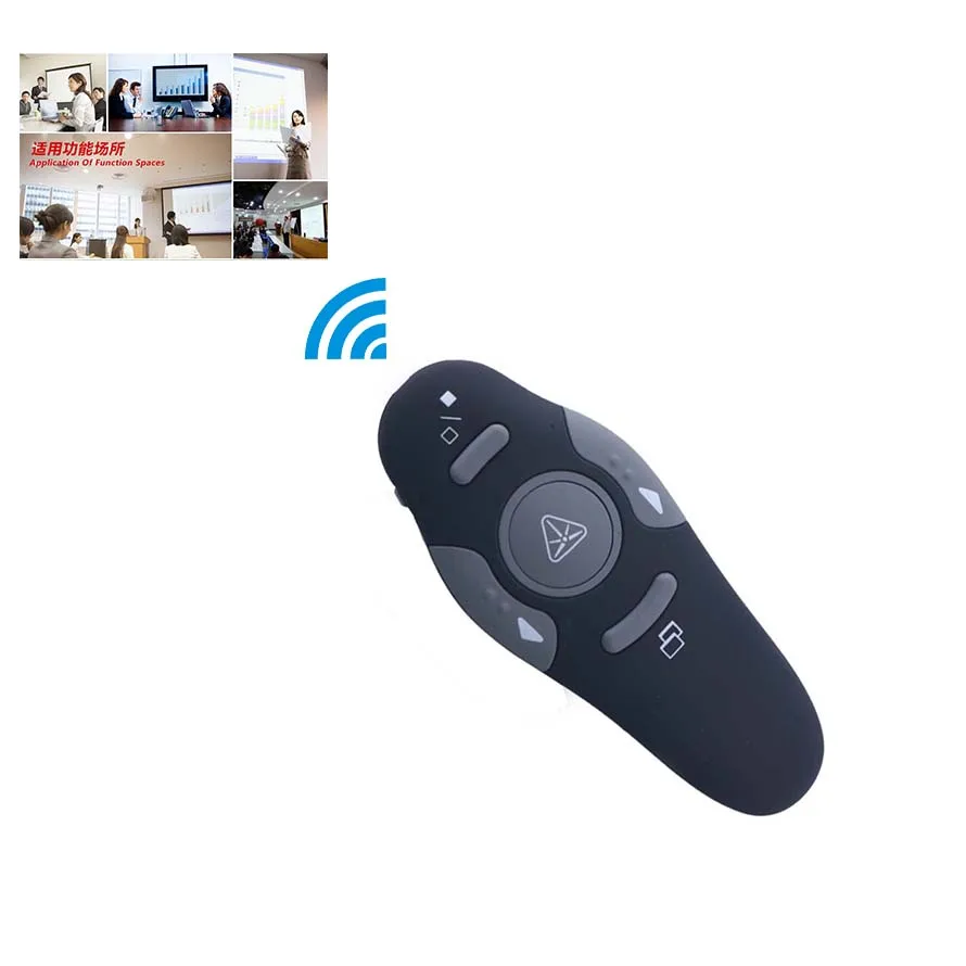Elistooop 2.4 GHz USB Wireless Presenter su Raudona Lazerio Patarimų Pen RF Nuotolinio Valdymo PowerPoint PPT Pateiktis Pelės