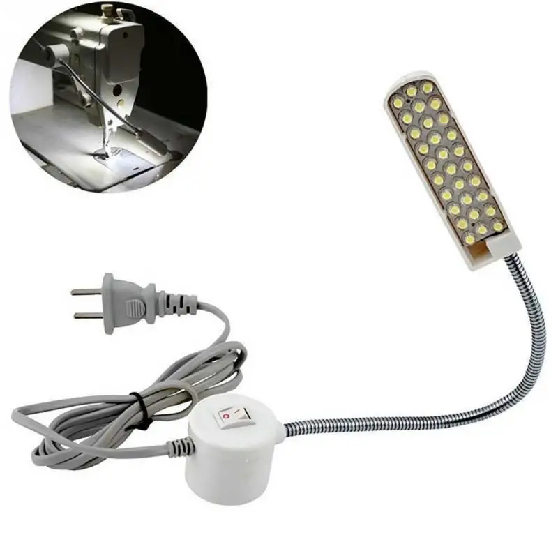 Magnetas Siuvimo mašina lempa stalo lempa su Lanksčia rankos 1.5 W JAV/EU Plug 30pcs, LED Lemputes, LED lempos,