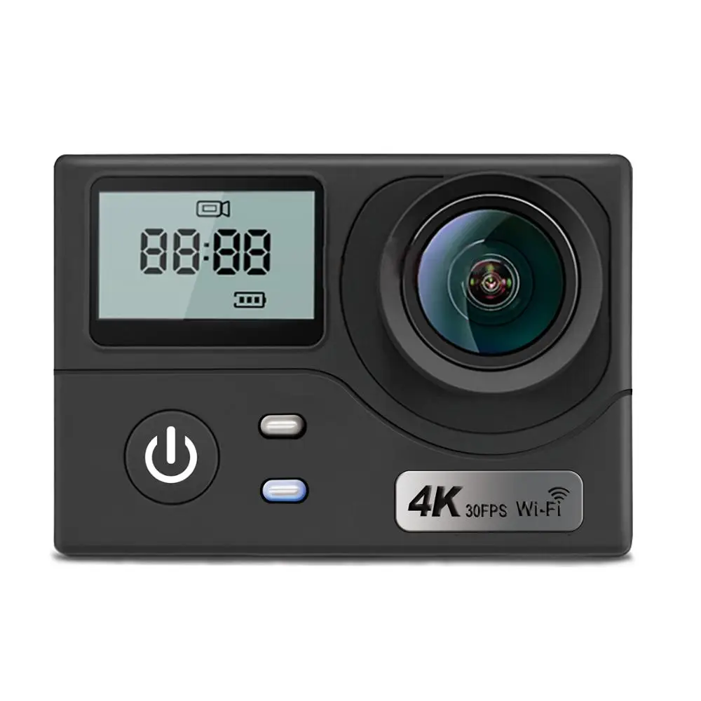 4K Sportas Veiksmo Kamera Full HD WIFI 16MP Mini Kamera 170 kampu 2.0 colių LCD Ekranas, Nardymas Vandeniui 30M Sporto DV Šalmo Kamera