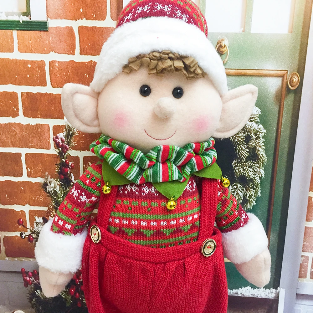60cm keičiamo dydžio Kalėdų Elf Apdailos Naujųjų Metų Namų Apdailos, Dovanos, Vaikai, Žaislus, Kambario Papuošalai Pliušinis Kalėdos Navidad