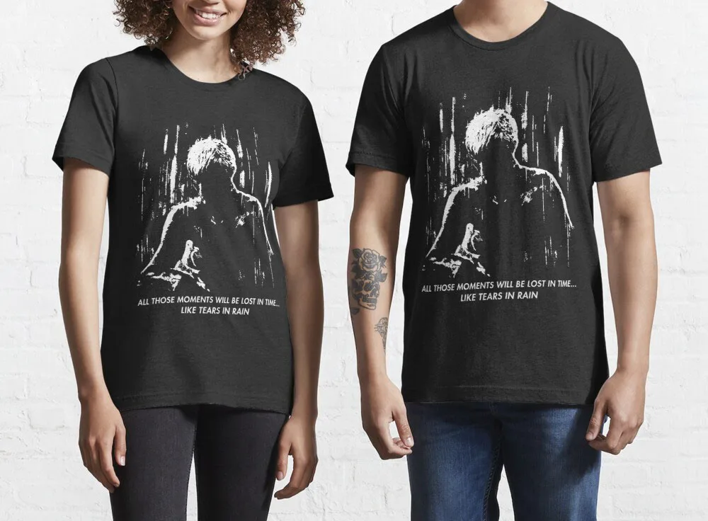 Blade Runner Kaip Ašaros Lietuje 2021 M. Vasarą 3D Atspausdintas Marškinėliai Vyrams, Atsitiktinis Vyras marškinėlius Klounas Trumpas Rankovės Juokinga T Shirts