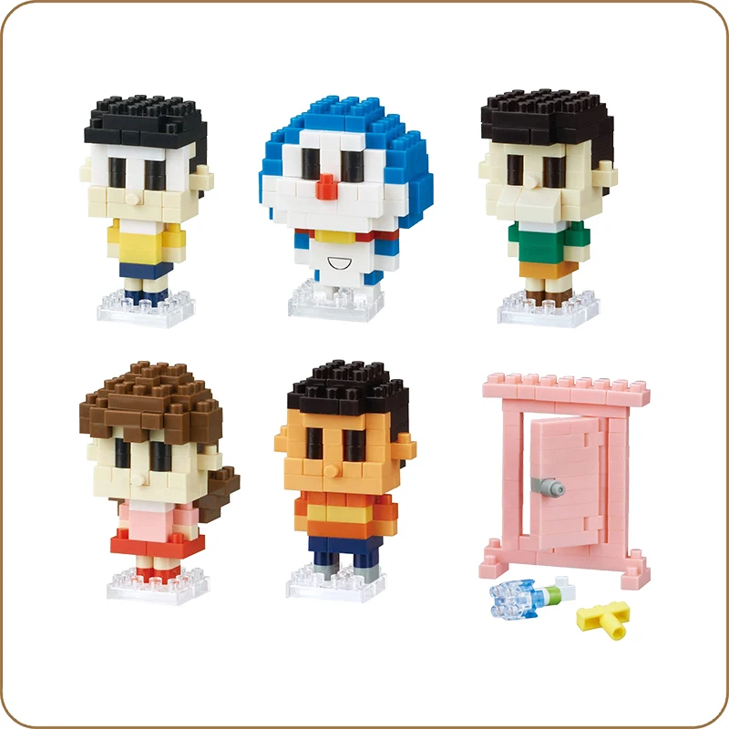 Nanoblock NBMC-01 Kawada aš Doraemon Mini Dėžutė Diamond Mikro Blokai Kūrybos Mini Plytų Žaislas Vaikams
