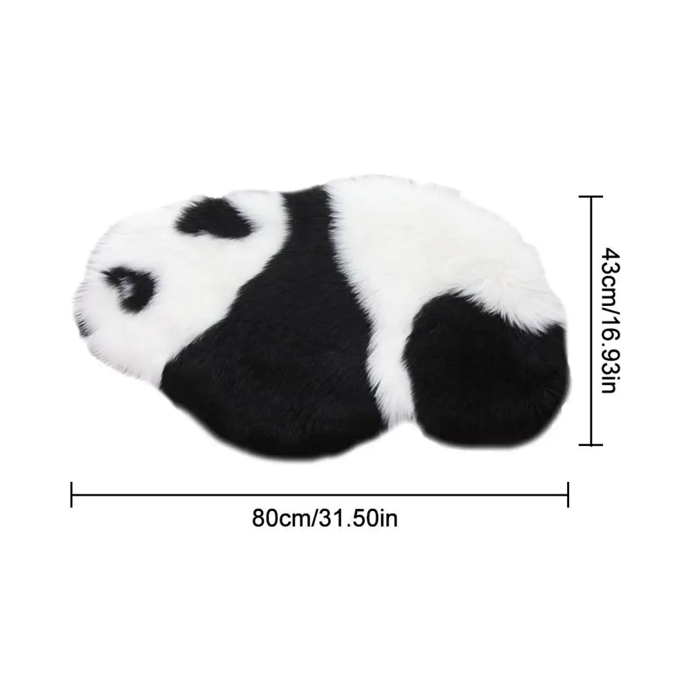 Panda Grindų Kilimėlis Panda Modelio Gauruotas Kilimas Minkštas Dirbtiniais Vilnos Purus Gyvūnų Animacinių Filmų Kilimą Kambarį Kilimėlis Tapete, Vaikų Kambarys