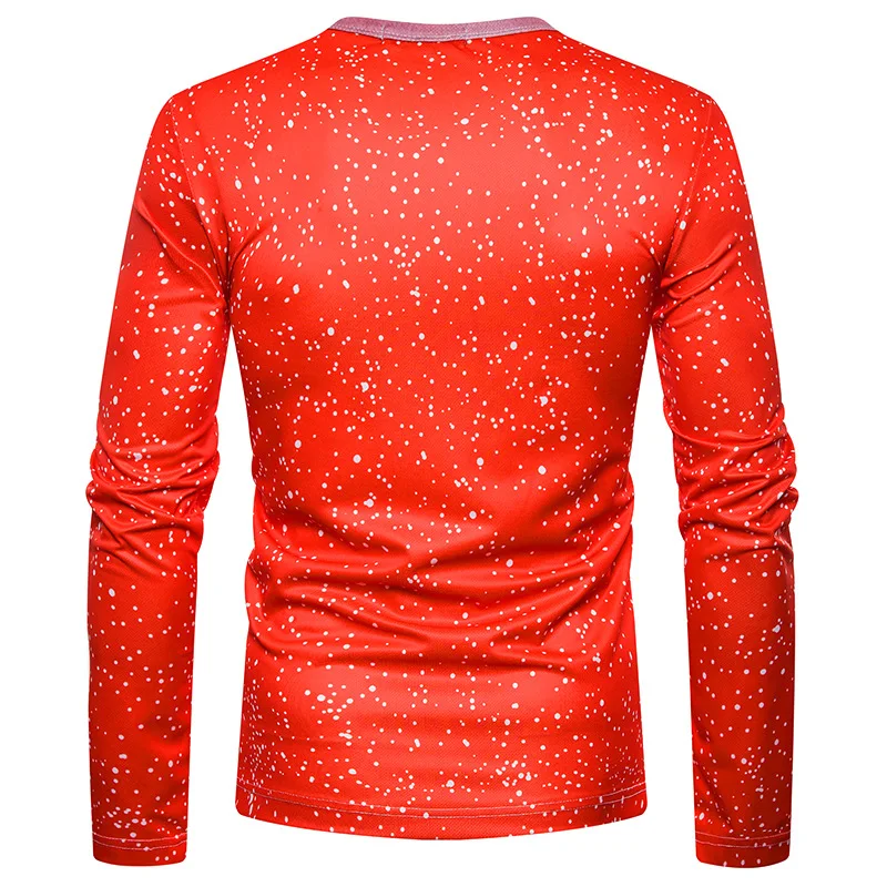Bjaurusis Kalėdų T-shirt Vyrai Moterys 3D Netikrą Dviejų dalių Spausdinti Marškinėliai Homme Slim Fit Kalėdos Šalis Cosplay Marškinėliai Vyrams Drabužius XXL
