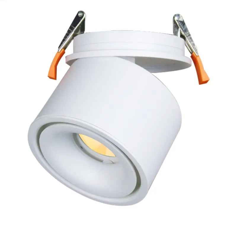 Sulankstomas Įleidžiamas Pritemdomi COB LED Šviestuvai 7W 10W 15W LED Lubų apšvietimas Šilta/Šalta Balta LED lemputės, Patalpų Apšvietimas