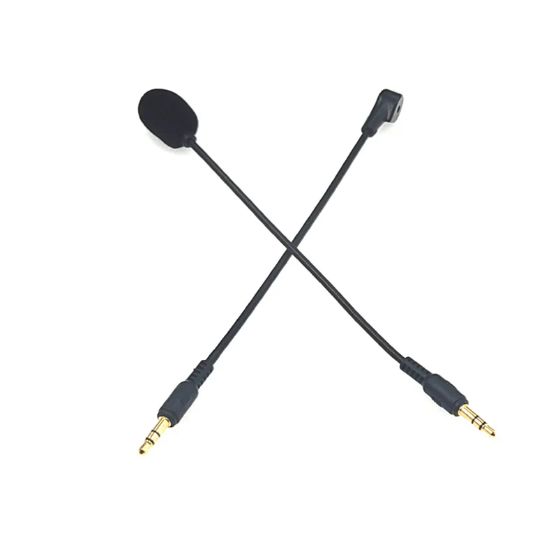 3.5 mm Mono/ Stereo/ 4 Polių HD Mikrofonu Žaidimų Ausinės Tiesiogiai Prijungti Kondensatoriaus Mikrofonas, Bluetooth, Laisvų 190mm