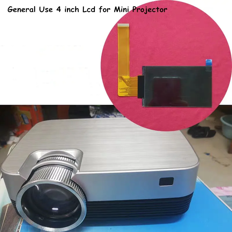 4 colių lcd ekranu, skirtas Rigal RD-805 RD-810 GP9 TMT-800 Q7 Q3 CZ-Q5 UC36 UC40 UC46 mikro projektorius remontas, pakeitimas
