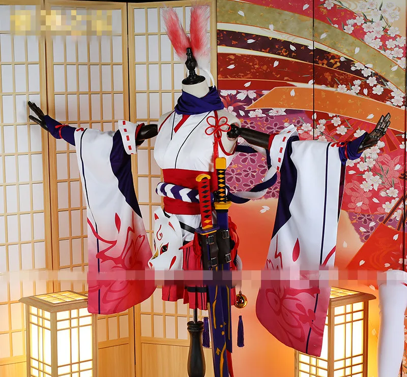 Honkai Poveikio 3 Cosplay Yae Sakura cosplay kostiumų Yae Sakura kimono cosplay