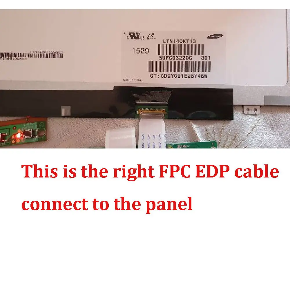 Už LP133WF2-SPL1/SPL2/SPL6 valdiklio plokštės tvarkyklę ekranas LED HDMI RINKINYS 