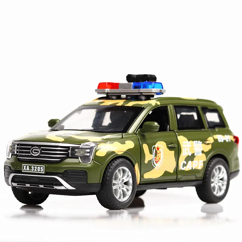 1:32 Žaislas Automobilis GS8 Policijos Metalo Žaislas Lydinio Automobilių Diecasts & Žaislinės Transporto priemonės Automobilio Modelio Miniatiūra Masto Modelio Automobilių Žaislai Vaikams