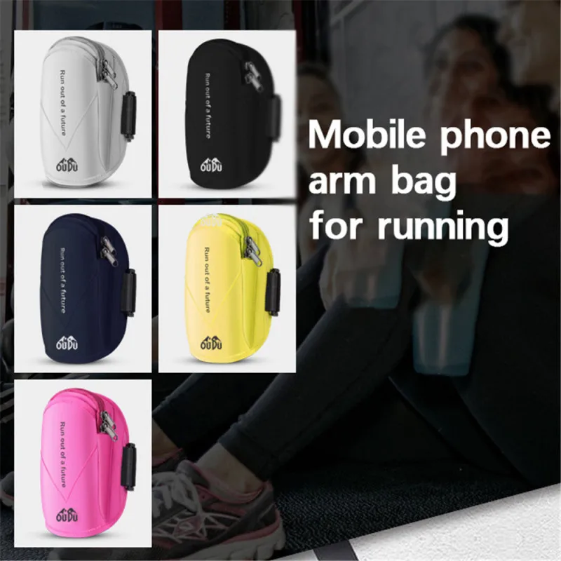 Veikia Arm Krepšys 6 mobiliųjų Telefonų Raištį Savininko Mobilųjį Telefoną už sporto Salė