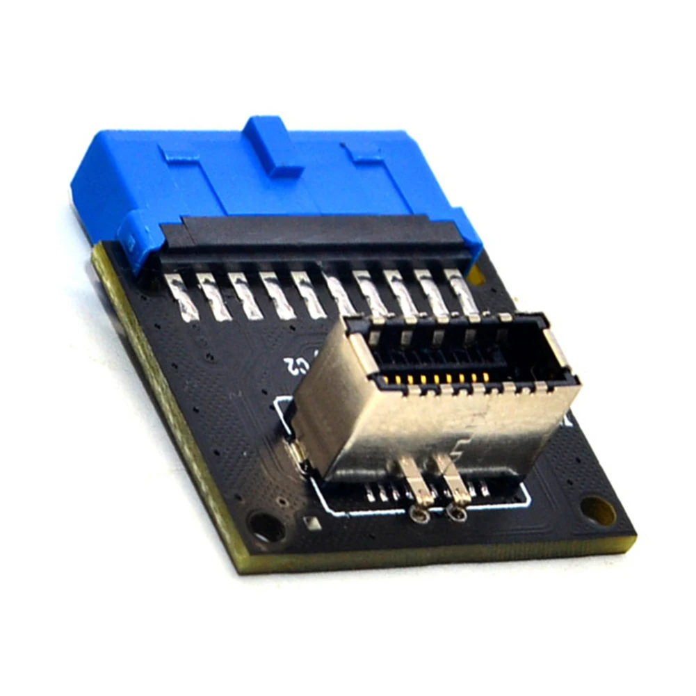 Nešiojamas Docking Station Maitinimo Adapterio Plokštė USB 3.0 19-Pin Vidaus Antraštės USB 3.1 3.2 C Tipo Klavišą Adapteris