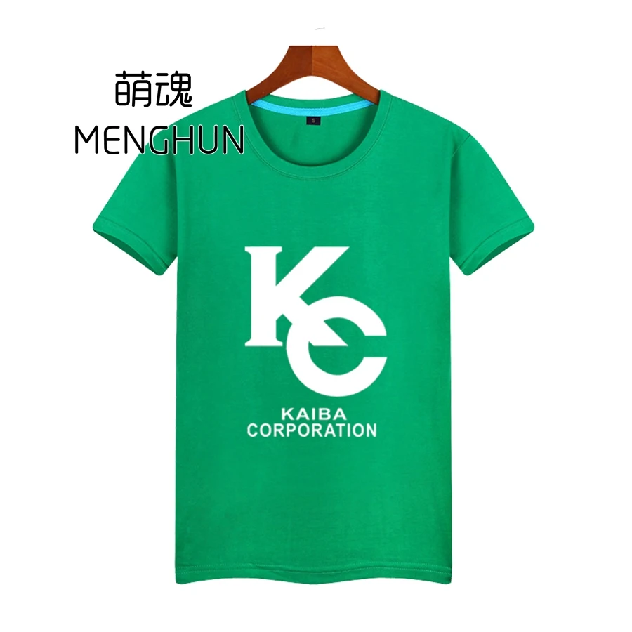 Yu gi oh simbolį t marškinėliai Seto Kaiba T shirts Kaiba corporation spausdinimo vyrų t shirts anime gerbėjų dovana ac883