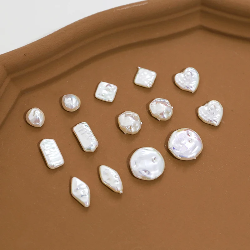 Spalvinga Nereguliarus Baroko Tiesiai Perforuotas Imitacija, Perlų Puikus Diamond 